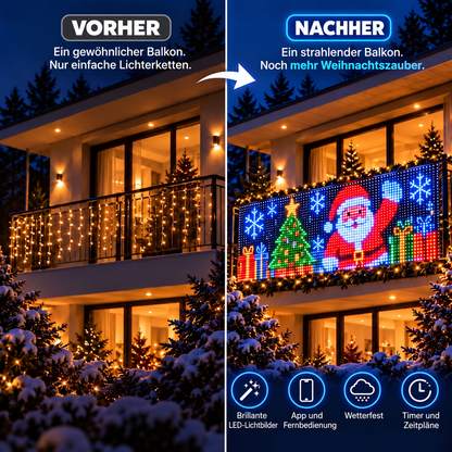 🍁💖Intelligente RGB-LED-Lichterkette | 🧱 Deine festliche Lichtshow – steuerbar per Smartphone