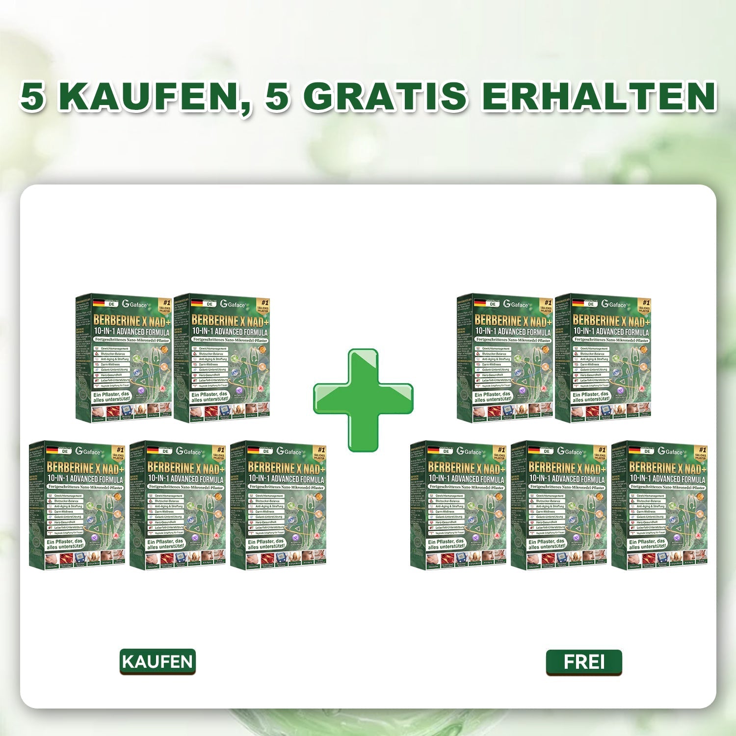 💎10 Kartons: 5 kaufen Hol dir 5 gratis – Bis zu 49 kg